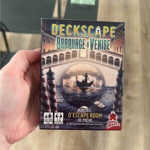 🎯NWT Deckscape - Braquage à Venise Pocket Escape Game (in French)